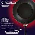 thumbnail image 6 of Circulon Symmetry Hard-Anodized Nonstick Induction Stir Fry Pan with Helper Handle, 14-Inch, Black, 6 of 9
