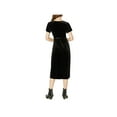 thumbnail image 2 of Sanctuary Clothing Womens Velvet Shift Dress, Black, X-Small, 2 of 2