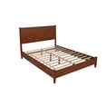 thumbnail image 3 of Alpine Furniture Flynn Queen Platform Bed in Acorn, 3 of 4