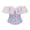 Light Purple, variant on Shapewear for Women Slim Shaping Corset Underbust Bodice With Shoulder Straps And Ribbed Lace Front Cincher Top For Everyday Wear Light Purple,L