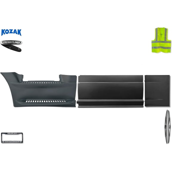 Front, Middle & Rear Fairing Panel Set Left Driver Freightliner Cascadia 2008-2017