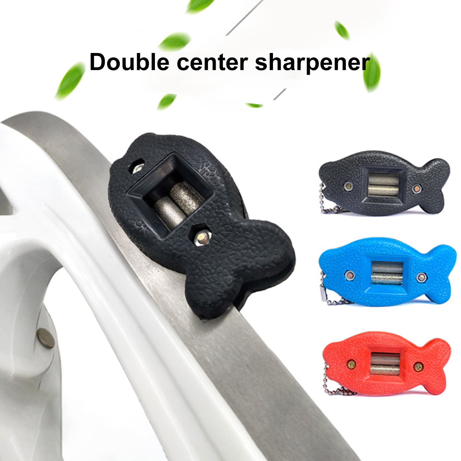 Portable Ice Skates Blade Sharpener Grindstone Grinding Tool Accessory 