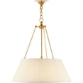 thumbnail image 3 of Antique Gold Leaf White Lytham Pendant, 3 of 7
