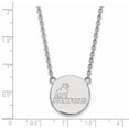 thumbnail image 2 of 14k White Gold Samford U Large Pendant Necklace, 2 of 4