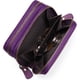 thumbnail image 4 of Cartera pequeña de cuero Laklulu para mujer, monedero con doble cremallera para mujer, tarjetero con bloqueo RFID, 11 x 8 x 4 cm, 4 of 6
