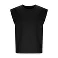 thumbnail image 2 of yillto Mens Tank Tee Sleeveless Solid Color Causal Loose Summer T Shirts Summer Basic Undershirts, 2 of 5