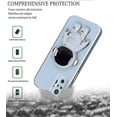 thumbnail image 6 of Compatible with Xiaomi Redmi Note 10 Pro Case Silicone TPU Plating, Xiaomi Redmi Note 10 Pro Cases Cute Astronaut Pattern Phone Case with Stand (Blue), 6 of 14