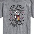 thumbnail image 3 of The The Nightmare Before Christmas - We're Simply Meant To Be - Men's Short Sleeve Graphic T-Shirt, 3 of 5