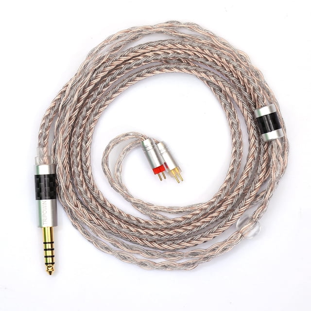 Cable Linsoul Tripowin Jelly Upgraded de 16 núcleos chapado en plata
