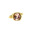 thumbnail image 1 of Anillo para Mujer con Cristal Fino Swarovski en forma de Cuadrado–  Bañado en Oro 14k– Anillo Elegante y Brillante-Aretes de Mujer de Moda, Joyería para Mujer de Moda– Regalo especial Ortiz Espinosa Temporada, 1 of 2