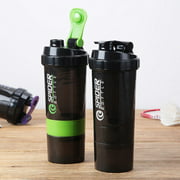 600ml Bottle Plastic Useful Sport Gym Protein Powder Shaker Mixer Cup Bottle