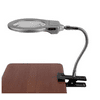 Magnifying Crafts Glass Desk Lamp With 5X 10X Magnifier With 40 LED Lighting
