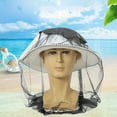 thumbnail image 3 of sunsanly Fishing Head Net Breathable Fine Mesh Flying Animal Protection Men Women Outdoor Activity Hiking Camping Climbing Face Netting Head Cover, 3 of 8