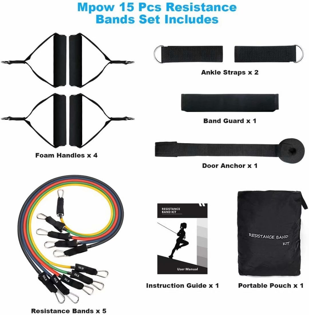 mpow 150 lbs resistance bands