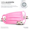 thumbnail image 3 of Cubrebocas Tela Jiuyu 120pz Rosa, 3 of 7