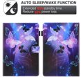 thumbnail image 5 of Dteck Case for Amazon Fire Max 11 Tablet (13th Gen, 2023 Release) - Cute PU Leather Folio Stand Cover with Credit Card Slots for Fire Max 11,Purple Butterfly, 5 of 5