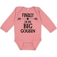 thumbnail image 3 of Inktastic Finally I'm the Big Cousin Boys or Girls Long Sleeve Baby Bodysuit, 3 of 5