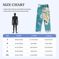 thumbnail image 4 of Sikiie World Map With Animal Pajama Pants Men, PJ Bottoms, Sleep & Lounge Pants-Large, 4 of 6