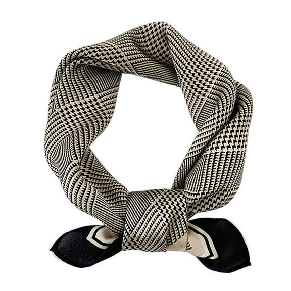 Real Mulberry Silk Scarf -21'' x 21''- Lightweight Neckerchief –Women Men Small Square Digital Printed Scarves