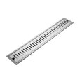 thumbnail image 2 of 4X Rectangular Linear Shower Floor Drain Long Linear Drainage Channel Drain for Hotel Bathroom Kitchen Floor 20cm, 2 of 8