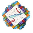 thumbnail image 2 of Carolines Treasures 8449-ZFC Beach and Seafood Foam Coaster Set of 4 3 1/2 x 3 1/2 multicolor, 2 of 3