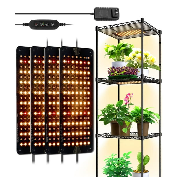 Panel de Luces de Cultivo Barrina 40W Espectro Completo Paquete de 4