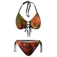 thumbnail image 5 of Alastor Hazbin Hotel Women Bikini Set Sexy Two Pieces Halter String Swimsuit Triangle Briefs Tie Side Bottom, 5 of 7
