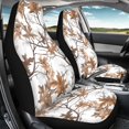 thumbnail image 4 of XYZCANDO 2pcs Car Seat Covers for Car Decor Car Accessories Anti-Slip Washable, Truck Van Sedan Front Seat Cover, Dead Leaf Pattern, 4 of 10