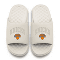 thumbnail image 2 of Unisex ISlide Cream New York Knicks Tonal Pop Motive Slide Sandals, 2 of 5