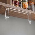thumbnail image 3 of YIGII Acrylic Paper Towel Holder Wall Mount Adhesive Paper Towel Hanger Under Cabinet Kitchen Paper Towel Rack Holder-Clear, 3 of 6