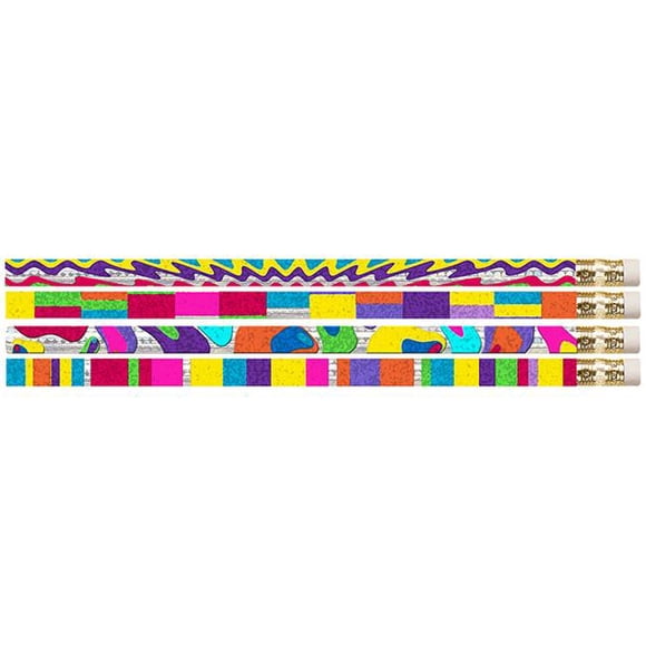 Musgrave Pencil MUS2396D-12 Watercolors Motivational Fun Pencils - 12 Dazon