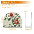 thumbnail image 4 of Yayeee Napkin Holder for Table Kitchen Paper Tissue Organization, Red Floral Pattern, 4 of 8