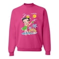 thumbnail image 1 of Wild Bobby, Betty Boop Island Girl Paradise Betty Boop Unisex Crewneck Sweatshirt, Fuschia, Small, 1 of 5