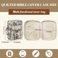 thumbnail image 5 of FOR U DESIGNS Deer Camo Pattern Bible Cover Quilted Protective Church Organizer Holder Bag Large Capacity Church Bag Bible Protective Christian Bible Accessories, 5 of 7