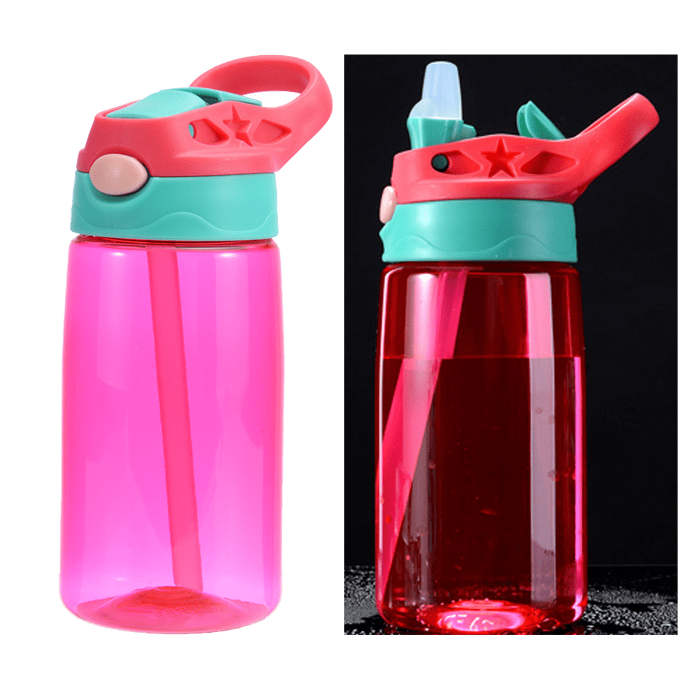 Kids Water Bottle with Straw Lid & Handle, 3 Pack 16oz Personalized Water  Bottles Bulk, Dishwasher S…See more Kids Water Bottle with Straw Lid 