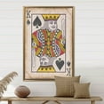 thumbnail image 4 of Playing Card Art, Playing King Card Printed Canvas, Abstract Art, Play Room Printed, King of Hearts Wall Decor, King Art Canvas, Canvas Wall Decor - Rolled Canvas, 4 of 5