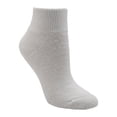 thumbnail image 2 of American Made Extra Soft Athletic Quarter Length Socks, White color with Soft Bottom Cotton Socks, Size 13-15 Pack of 12 Pair Made in USA, 2 of 2