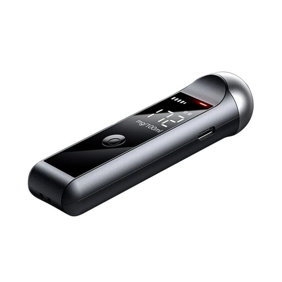 Alcohol Breath Tester with LCD Display Breathalyzer Analyzer Alcoholicity Meter