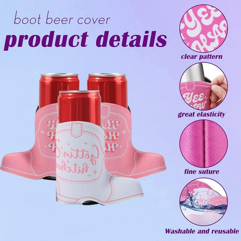 1PC Cute Boot Drink Holder Insulated Can Cover Bottle Sleeve For Girl's  Party Favors 