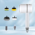 thumbnail image 4 of Scrubber Spin Electric Limpieza automática Cepillo de carga USB (6 cabezales) Blanco, 4 of 6