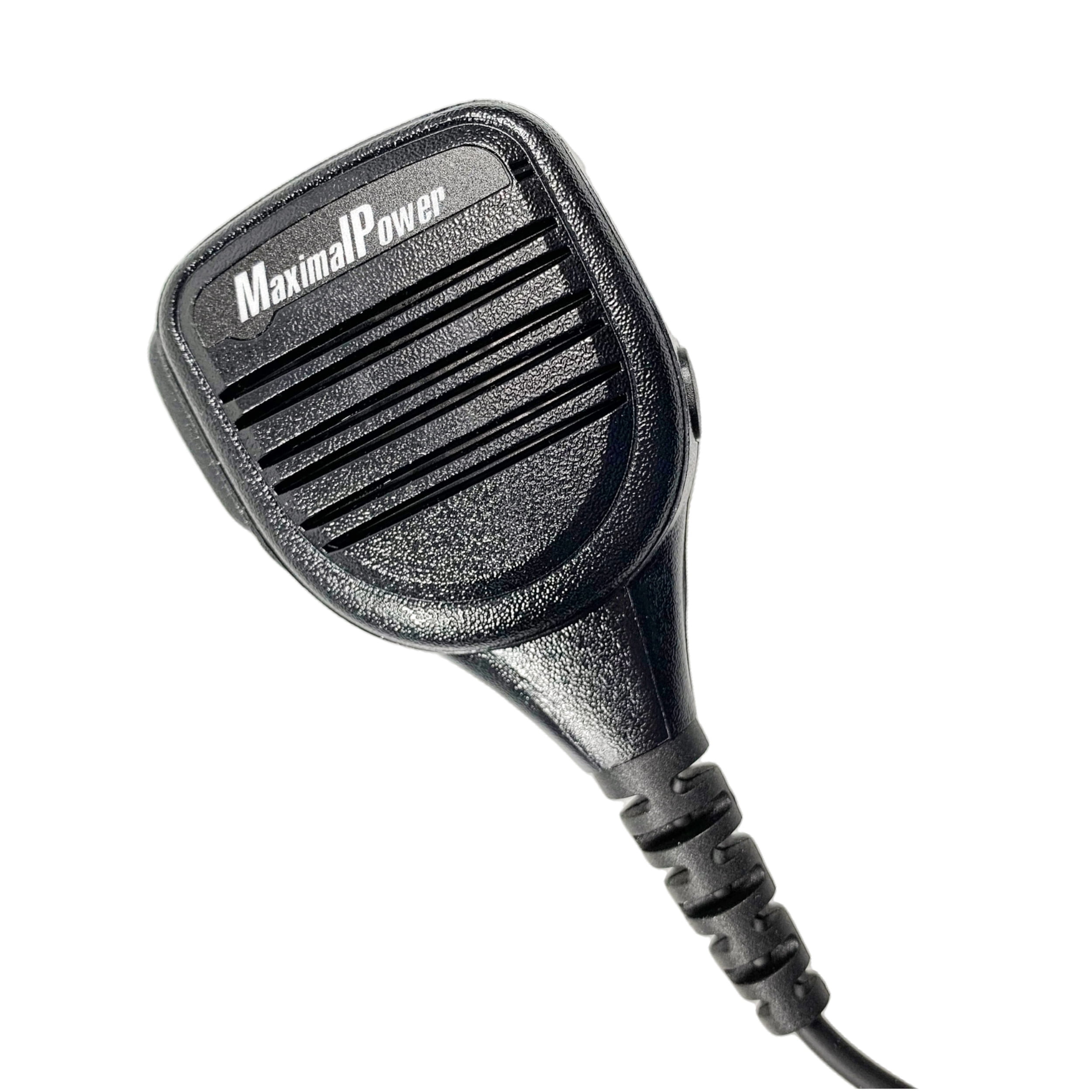 MaximalPower Speaker Mic Compatible with Motorola Radios APX4000 APX7000 APX6000 XPR6350 XPR7350 XPR6550 XPR7550 APX 7000 6000 4000 XPR 6550 7350 7550, Shoulder Microphone with 3.5mm Earpiece