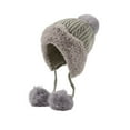 thumbnail image 5 of KANG Winter Warm Knitted Hat With Ear And Triple Ties For Cold Weather Outdoor Activities, 5 of 5