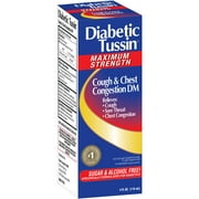 Diabetic Tussin DM Max Strength, 4 OZ (Pack of 6)