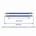 thumbnail image 2 of Car Splitter Rods Racing Adjustable Front Rear Bumper Lip Support Strut Brace Tie Pull Bar Kit 75/100/150/200mm, 2 of 7