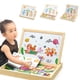thumbnail image 2 of Wooden Magnetic Puzzle Toys Children 3D Puzzle Figure/Animals/ Vehicle /Circus Drawing Board 5 Styles Learning Wood Toys heqiyong LED, 2 of 2