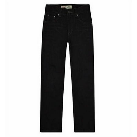 Levi's Jeans Boys 505 Straight Leg Regular Fit, Black, Size 18