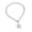 silver, variant on Trendy OT Clasp Star Pendant Necklace Silver Gold Color Option Unisex Design Collarbone Chain For Gift Giving