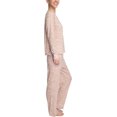 thumbnail image 2 of Goodnight Kiss Women's Max and Relax Butter Knit Lounge Wear Pajama Set, Mauve, Medium, 2 of 3