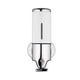thumbnail image 1 of Dispensador de jabón de acero inoxidable Montaje en pared Soporte de caja de jabón de 500 ml Jabón de baño manual Caja de plástico Accesorios de baño para hotel Blanco Inevent HA011286-01B, 1 of 6