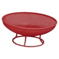 thumbnail image 3 of Frutero con pedestal, cesta, plato con pie, centro de mesa, bandeja para servir en fiestas. Rojo, 3 of 9